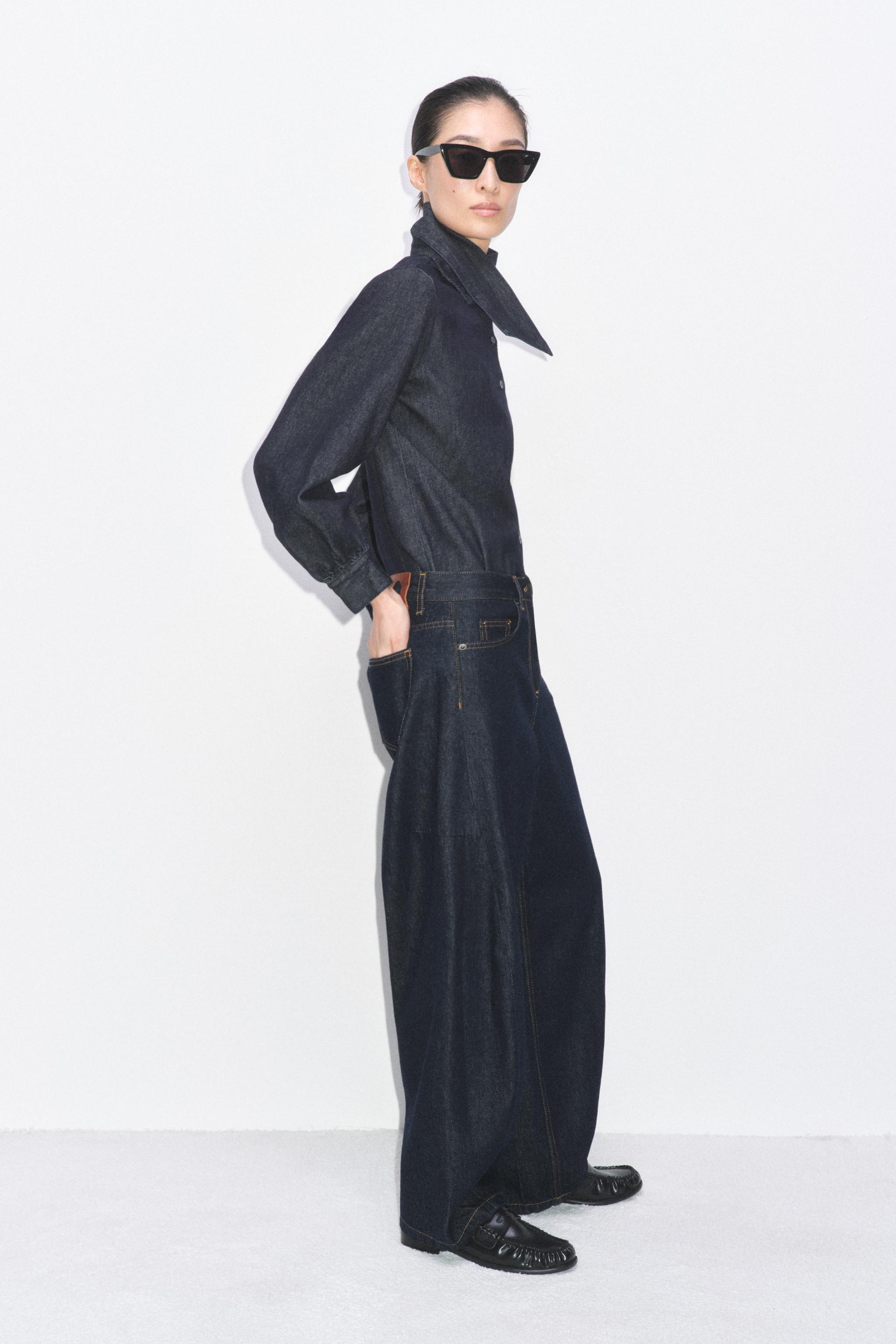 JEAN ZW COLLECTION BALLOON LONGUEUR CHEVILLE TAILLE NORMALE